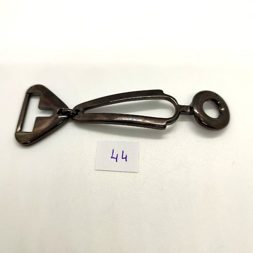 1 boucle de ceinture en métal bronze - 95mm