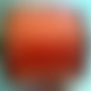 2m cordon caoutchouc orange -  ⌀ 2mm - interieur creux