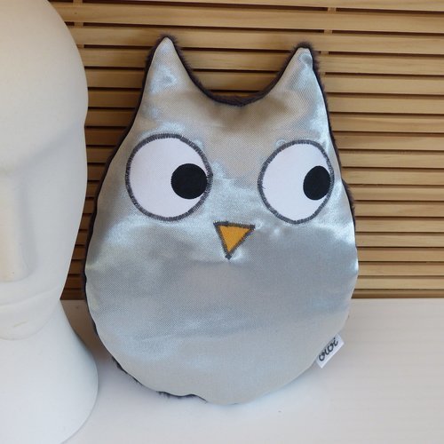 Coussin groz'yeux hibou bling bling