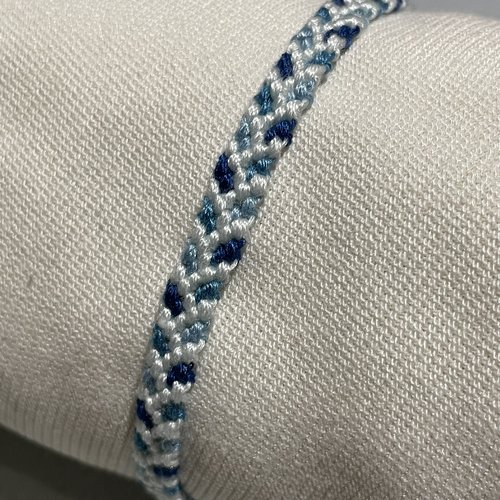 Bracelet brésilien épi de blé "ciel"