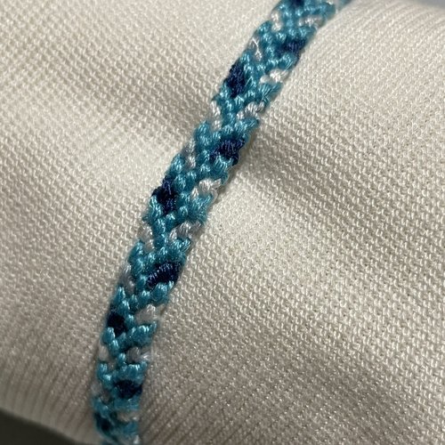 Bracelet brésilien épi de blé "océan"