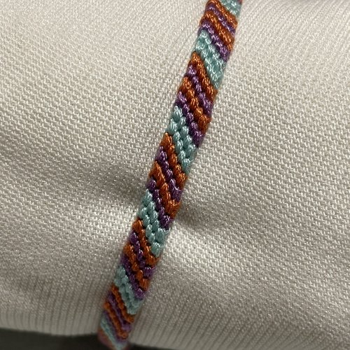 Bracelet brésilien diagonale "pérou"