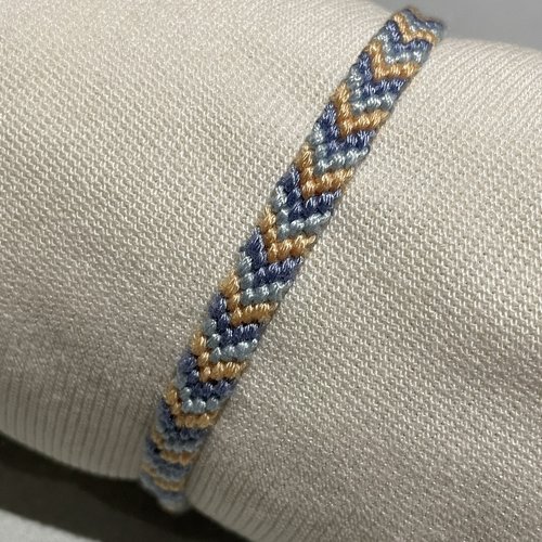 Bracelet brésilien chevrons "scandinave"