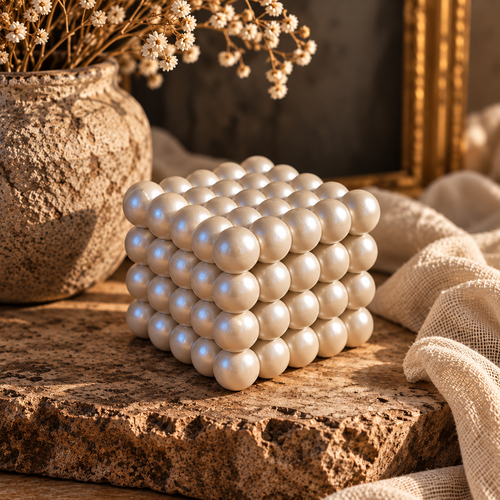 Boîte décorative nacrée