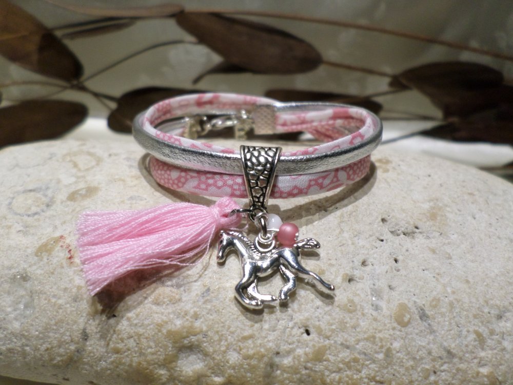 Bracelet fantaisie femme 3 pièces avec perles et apprêt Arbre de vie