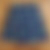 Tissu wax - par 50 centimètres - petits disques bleus 2 tons - 100% coton - tissu africain - pagne