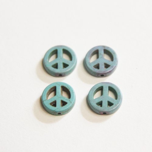 4 perles bleues paix peace