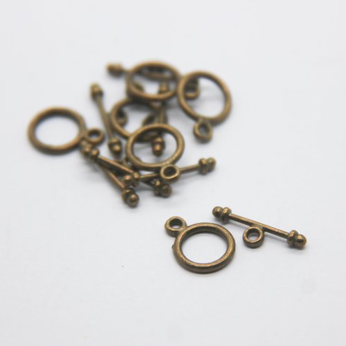 Fermoirs toggles bronze