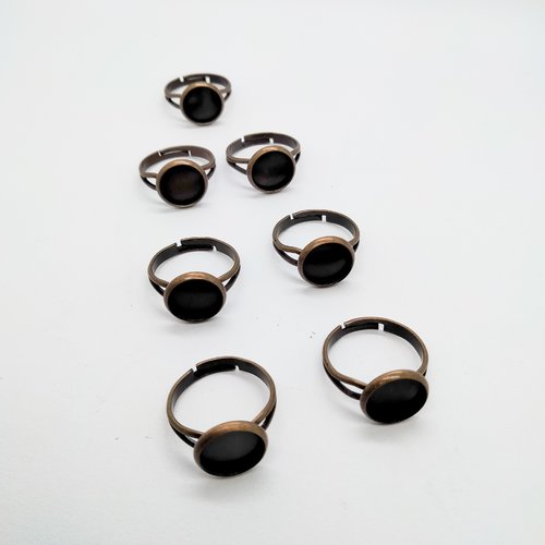 7 supports bagues bronze