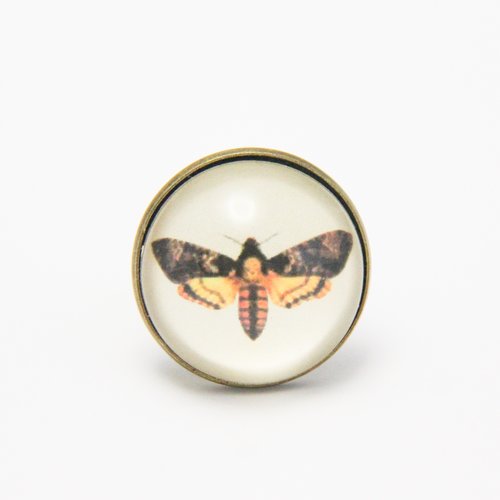 Bague bronze papillon