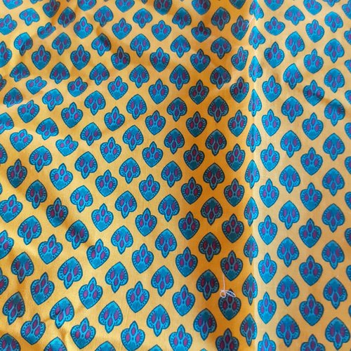 Coupon, tissu provençal, jaune-vert 62 x 80 cm, fat quarter, patchwork