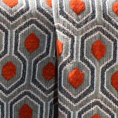 Tissu velours jacquard design louis xiii, motifs géométriques