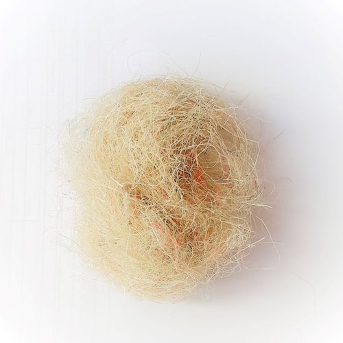 Sisal, 1.90€/100g, fibre naturelle écrue pour rembourrage ou décoration