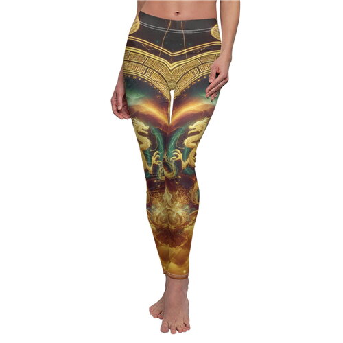 Leggings dragons, leggings veloutés mystiques cosmiques des mondes extérieurs