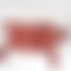Housse de coussin 35 x 70 cm rayures rouges noel