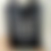 Tote bag simili cuir noir