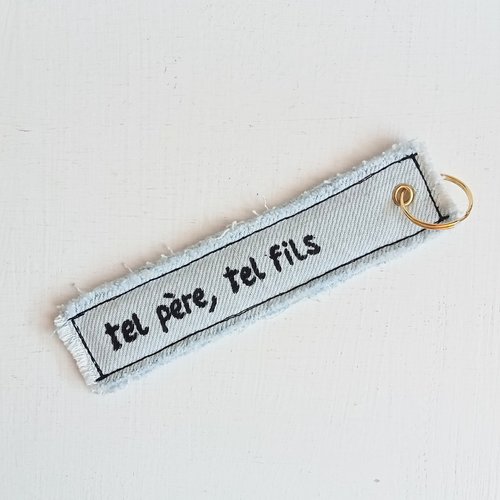 Porte-clé proverbe