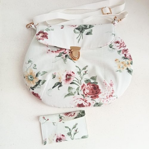 Sac boule et sa pochette