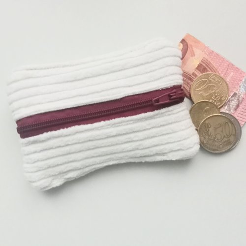 Porte-monnaie velours