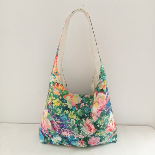 Sac hobo tissu giverny