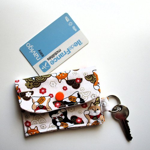 Porte-carte/porte-clefs chats
