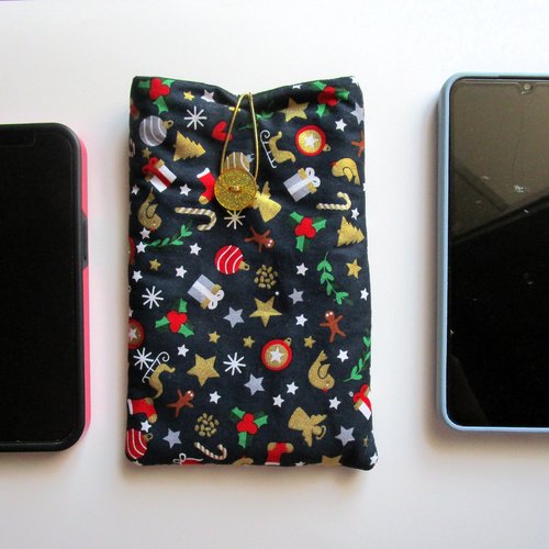 Etui pour téléphone portable noël