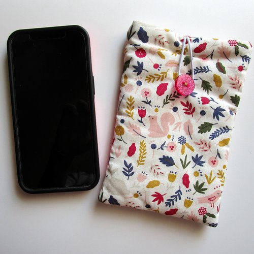 Etui pour téléphone portabl écureuils