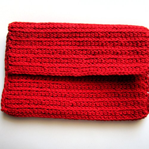 Pochette crochet et liberty