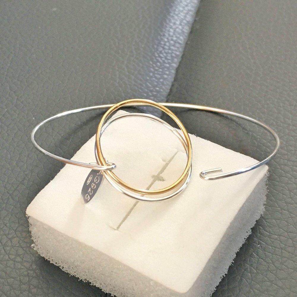 BIJOU GÉOMÉTRIQUE MINIMALISTE BRACELET ARGENT 925/000 MOTIF CARRE BIJOU GÉOMÉTRIQUE MINIMALISTE BRACELET ARGENT 925/000 MOTIF CARRE