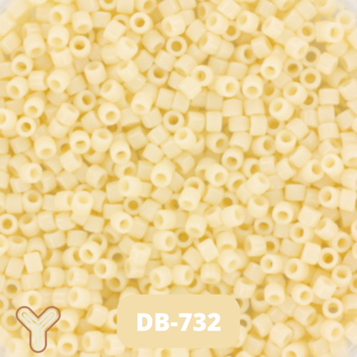 Miyuki delica 11/0 crème opaque db0732 5g