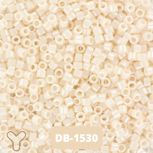 Miyuki delica 11/0 ceylan blanc opaque db1530 5g
