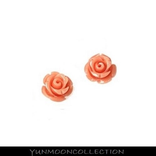 Sp-16/2x coraux mixte rose et orange fleur