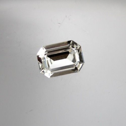 Cabochon rectangle cristal 18 x 13 mm
