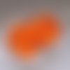 Perle ronde orange t 8 lot de 15