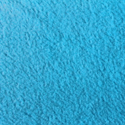 Tissu polaire turquoise coupon 155 x 105 cm