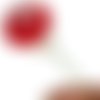 Miniature mousse : lot 6 champignons blanc/rouge ø 1.6cm
