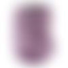 Ruban elastique : vichy violet/blanc 20mm  longueur 100cm 