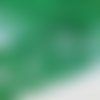 Ruban : vert motif flocon blanc largeur 25mm  longueur100cm 