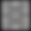 Pochoir plastique 13*13cm : motif fantaisie (23)