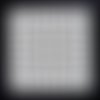 Pochoir plastique 13*13cm : ronds (07)