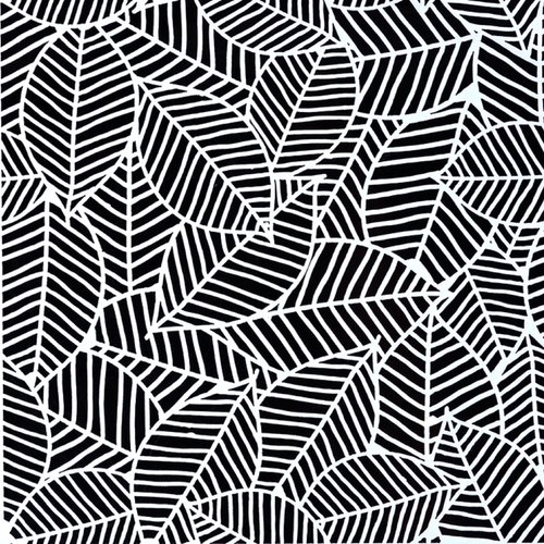 Pochoir plastique 13*13cm : feuille (10)