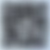 Pochoir plastique 13*13cm : motif fantaisie (13)