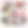 Pochoir plastique 13*13cm : mur motif rond (02)