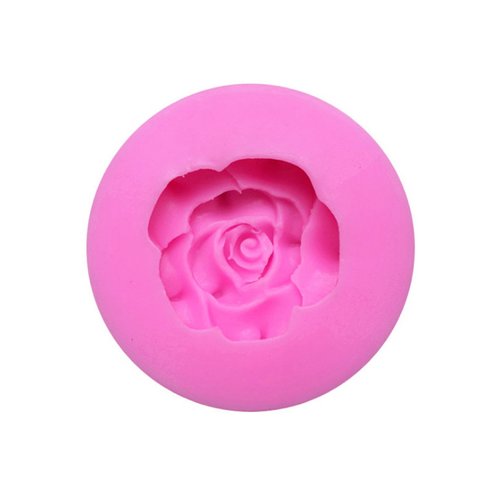 Moule silicone rose 6cm : rose (01)