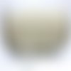 Guirlande chaine perles : fleur écrue 90cm (03)