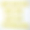 Lot 10 appliques tissu polyester : noeud papillon  jaune avec motif pois 3.5*2cm (053)