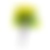 Miniature synthetique : arbre jaune/vert hauteur 6cm (06)