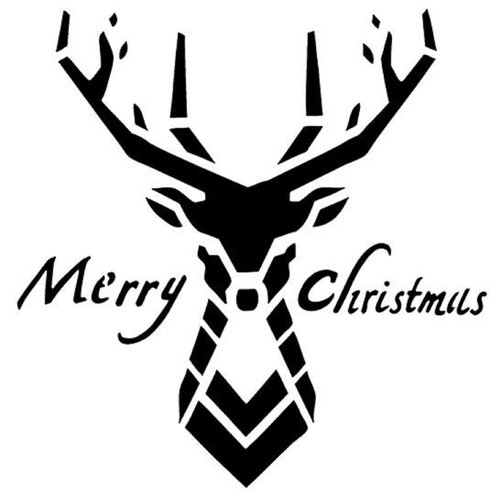 Commande spéciale  3 pochoirs plastique noel