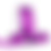 Ruban satin : couleur violet largeur 25mm longueur 3 mètres