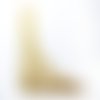 Applique tissu thermocollant : ornement gold 22*10cm (11)